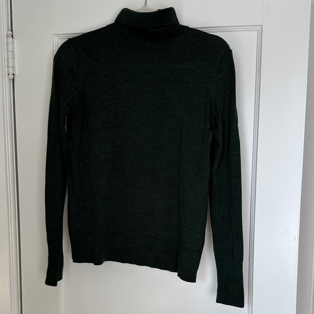 Forest Green Turtleneck Sweater